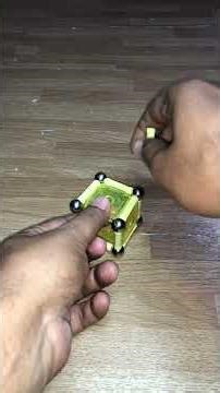 Making Cube from Magnetic Rods and metal balls Magnetic Dream Castle ✨ #imalidotcom