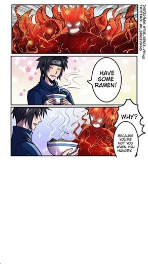 “You’re Not You When You’re Hungry” 🍜 | Kyubi Naruto vs Sasuke Calm Moment 💙 SasuNaru