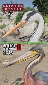 [Discount on NordVPN using link in bio] Crimson Desert VS RDR 2- Bird Comparison #comparison #crimsondesert #crimsondesertgameplay #reddeadredemption2 #rdr2 #rockstargames