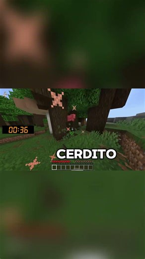 Minecraft pero solo tengo 60 segundos para encontrar comida… 😱 #minecraft #shorts