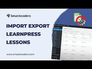 How to Import & Export LearnPress Lessons using WP Ultimate CSV Importer