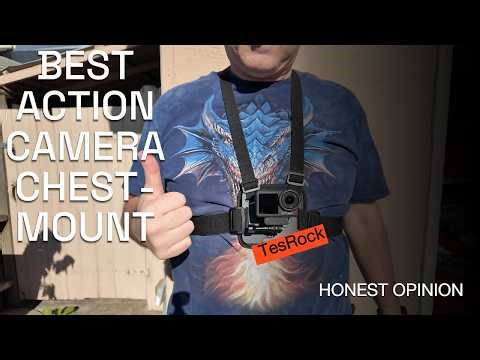 TESROCK Chest Mount Harness Compatible with GoPro & DJI Osmo Action Cameras | A Great Upgrade!