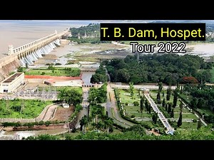 TB Dam Tour || Tungabadra Dam view Hospet || TB Dam Reservoir with full water Capacity view