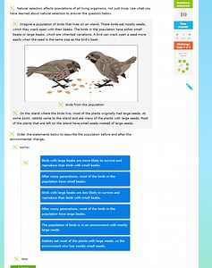 QuestionsNatural selection affects populations of all living ... | Filo