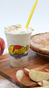 109 reactions · 4 comments |  You’re the apple of my pie! 不 Our Apple Pie Frozen Custard is back, made by blending Andy’s fresh vanilla frozen custard with a slice of our apple pie baked in-house daily. The perfect fall treat is here. Hurry in before it’s gone! ✨ | Andy's Frozen Custard | Facebook