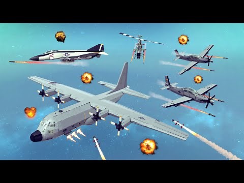 Air vs Ground Combat #11 | Besiege