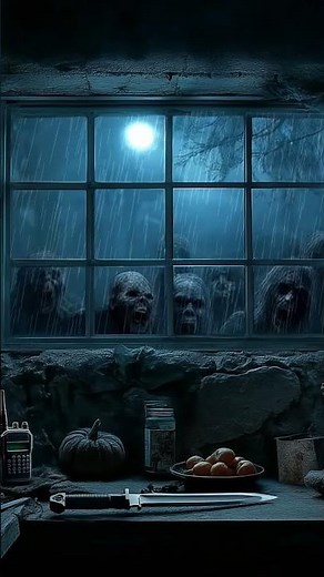 Zombie Bunker Ambience | Rain, ASMR, Meditation, Survivor, Zombie Apocalypse