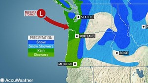Shifting weather pattern bringing return of wet weather to the Northwest