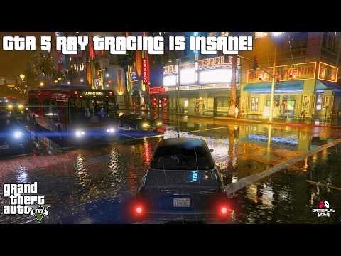 Night Drive in GTA 5 With Ray Tracing.. This Looks INSANE!