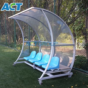[Hot Item] Act Group Custom Made Portable Soccer Dugout Team Shelter for Football Pitch