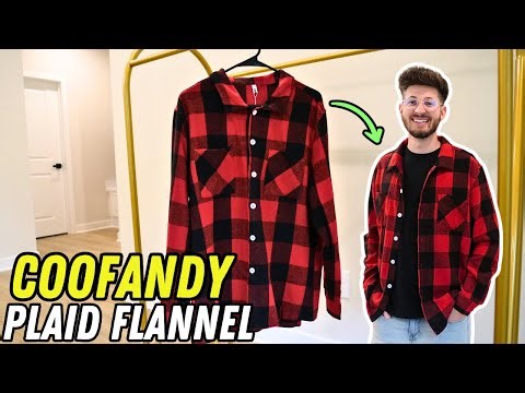 COOFANDY Mens Flannel Shirt Size Guide & Full Review