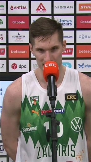 Žalgiris vs. Lietkabelis: post-game interviews #zalgiris #lietkabelis #tubelis #krepsinis #lkl
