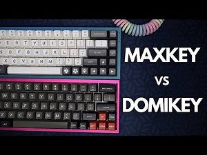 Maxkey and Domikey SA Profile Keycap Comparison and Review (from Banggood) + Unboxing and Sound Test