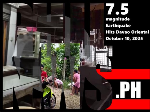 A 7.5 Magnitude Earthquake hits Davao Oriental. Keep Safe everyone. Pray for Davao. | Philippine Trending News - PhilNews