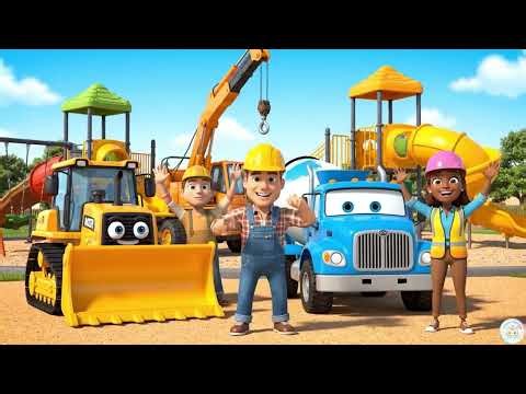 Excavator Song | Construction Vehicles for Kids 🚜🚧