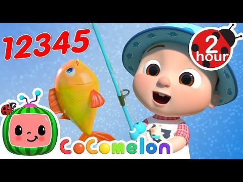 12345 Once I Caught A Fish Alive! + More CoComelon Nursery Rhymes & Kids Songs | Learning ABCs 123s