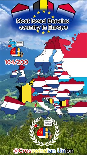 Most Loved Benelux Country Europe #geographythroughmaps #europe #mapping #benelux #geography