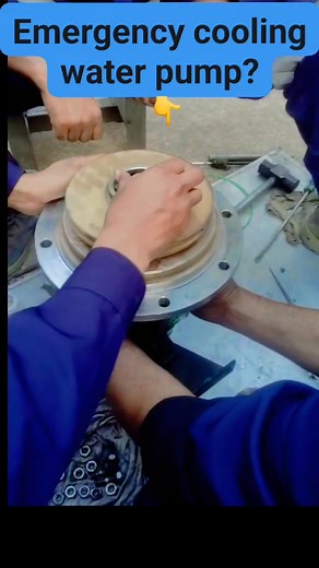 Emergency cooling water pump assembly #everyone #centrifugal #pump #work #india #technology | Mill Wright Technician