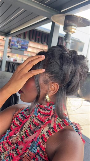 No matter long or short, yall know I love a good ole updo! Just work with the longest section and build your updo around that and you’ll have a gorgeous messy updo style😍 I used no products just Bobby pins and vibes! #shorthairstyles #updo #bobupdo #bobcut #thecutlife #thecut #shorthairgirl #shorthair