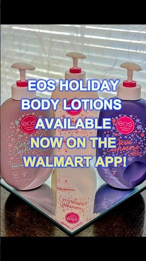 ✨You Can Buy The NEW EOS Lotions on the Walmart APP NOW (Online Order Link!)✨ #walmart #shorts #eos