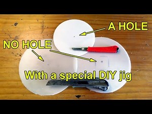 Cut Perfect Acrylic Circles No Center Hole – DIY Jig Tutorial