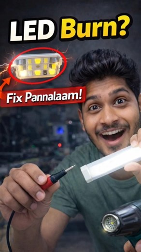 தூக்கி போடுங்க மக்களே💡LED Light Repair Tamil | Flickering & Not Working Problem Fix