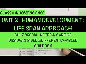 CLASS - 11 Th HOME SCIENCE FULL CHAPTER - 7