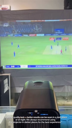 🏏 Enjoy Your Favorite Cricket & Sports Channels on a Big Screen! Android Smart Projector – Original HY320 | 4K Support Upgrade your viewing experience with crystal-clear projection – perfect for live cricket matches, sports channels, movies, gaming, and presentations. ✅ Original HY320 Model ✅ Full HD with 4K Support ✅ Play Store App Support ✅ Built-in Android System ✅ WiFi & Bluetooth Connectivity ✅ Big Screen Cinema Experience at Home ⚠️ Beware of Clone Models – We Sell Only 100% Original Prod