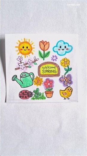Spring special drawing ✍️🏻 #shorts #shortsfeed #spring #nature #drawing #trending #youtubeshorts