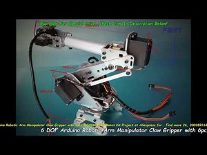 6 DOF Robot Arm | Arduino Controlled Gripper | DIY Robotics Project!