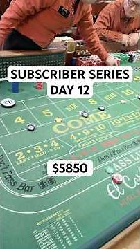 I DID A MASSIVE $5800 CRAPS ROLL!