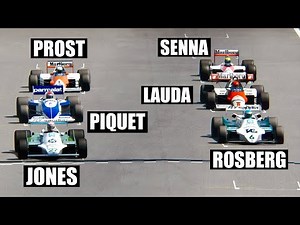 ALL 80s F1 CHAMPIONS DRIVERS in one race - battle at Imola GP