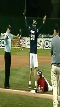 Pete Rose Final Head First Dive at 61 Years Old (2002)