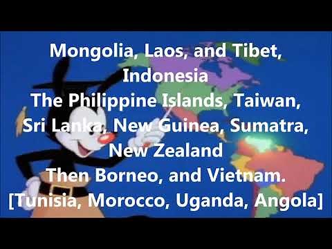 Animaniacs: Yakko's Nations of the World Karaoke