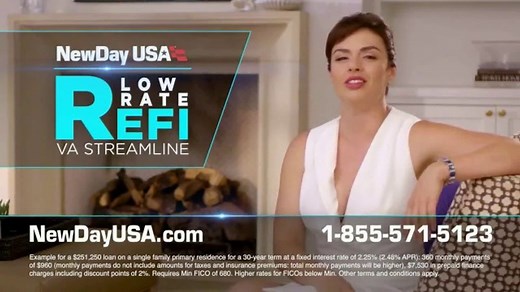 NewDay USA Low Rate Refi VA Streamline TV Spot, 'Dropped Again'