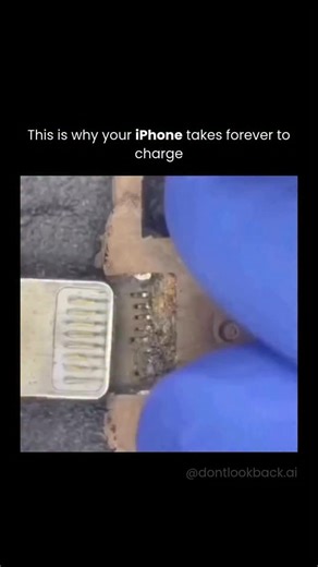 AI | Technology | Innovation | Inventions on Instagram: "Charging ports can stop working properly even when they look clean, because debris gets compacted deep inside over time. Using a thin, rigid tool, you can carefully lift out packed lint, dust, and pocket grime that prevents the cable from seating fully. That buildup is a common reason charging feels loose, cuts in and out, or only works at certain angles. Once the port is cleared, the connector can sit flush again and the pins can make con