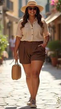 INSPIRAÇÃO DE LOOKS ELEGANTES FEMININOS PLUS SIZE ✨