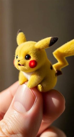Tiny Pikachu in the Palm of My Hand 🥹⚡️