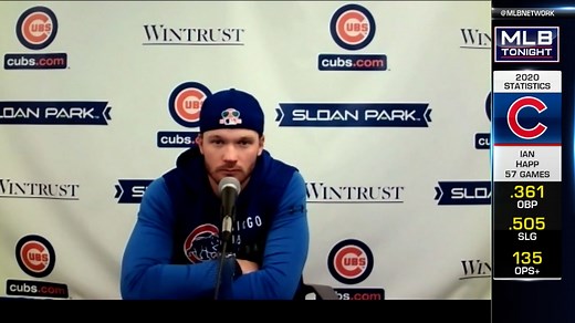 Ian Happ on playing center field