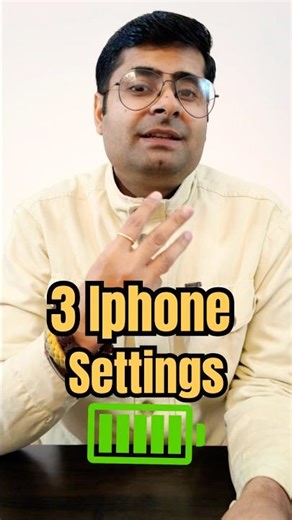 3 iPhone battery settings you must know #shorts