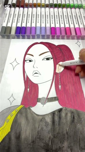 Mira 💞 #trend #coloring #diy #viralvideo #cartoon #kpop