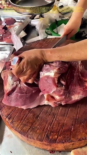 "Boneless Mastery: How Butchers Transform Meat with Precision"