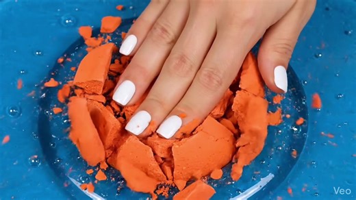 Orange and blue… good combo? #asmr #stress #stressrelief #calm #asmrsounds