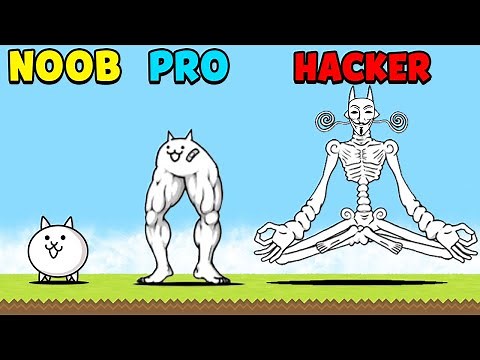 NOOB vs PRO vs HACKER - The Battle Cats