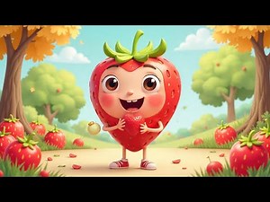Poem of Kids and the Strawberry Day | Fun Strawberry Poem for Children | Dino Kids TV