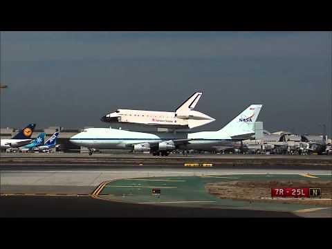 Space Shuttle Endeavour Lands in Los Angeles