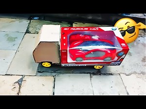 I Built a Cardboard Truck for My Toy Cars