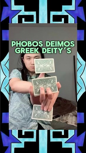 Phobos Deimos Greek deity’s #cardist #cardistry #magic #magician #autiscardist