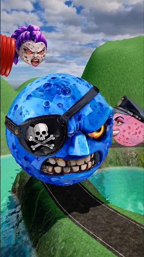 Rumi Moon Head and others Moon Monster vs toy hammer