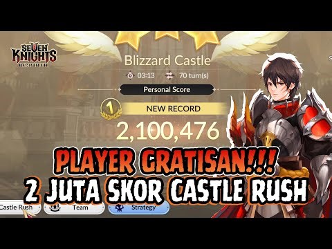 Blizzard Castle Rush Player Gratisan Skor 2 JUTA! | Seven Knight Rebirth